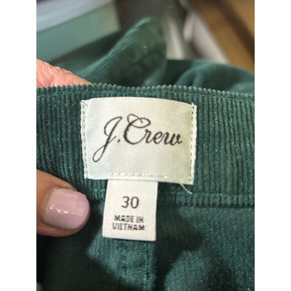 J. Crew vintage slim straight corduroy jeans, green, 30, rustic, cabincore - Picture 3 of 4